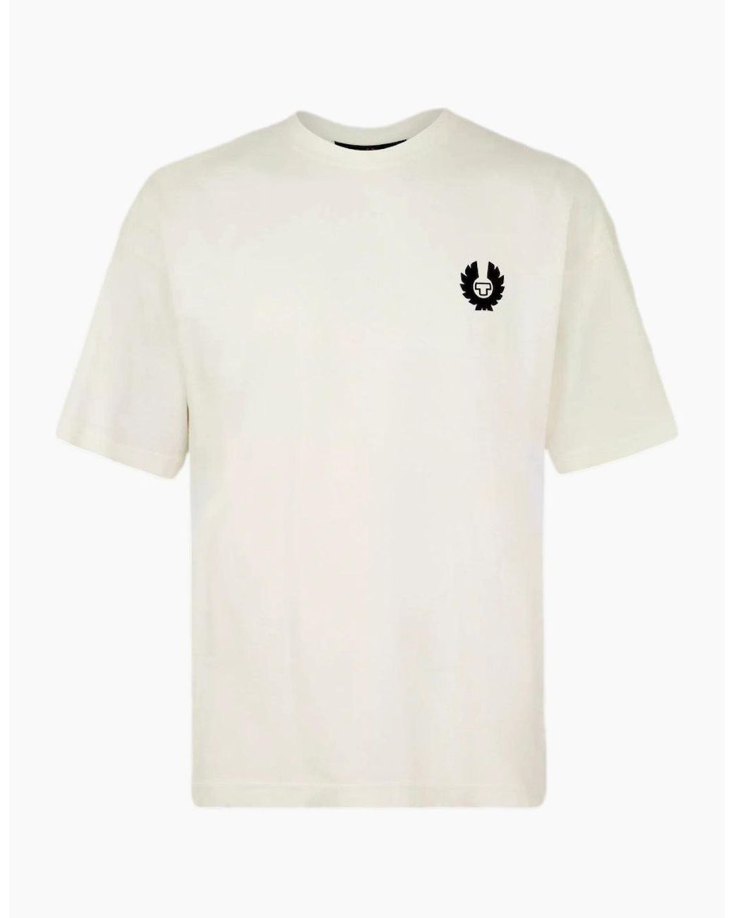 Belstaff White Competition T-Shirt A1-26 Chalk for men