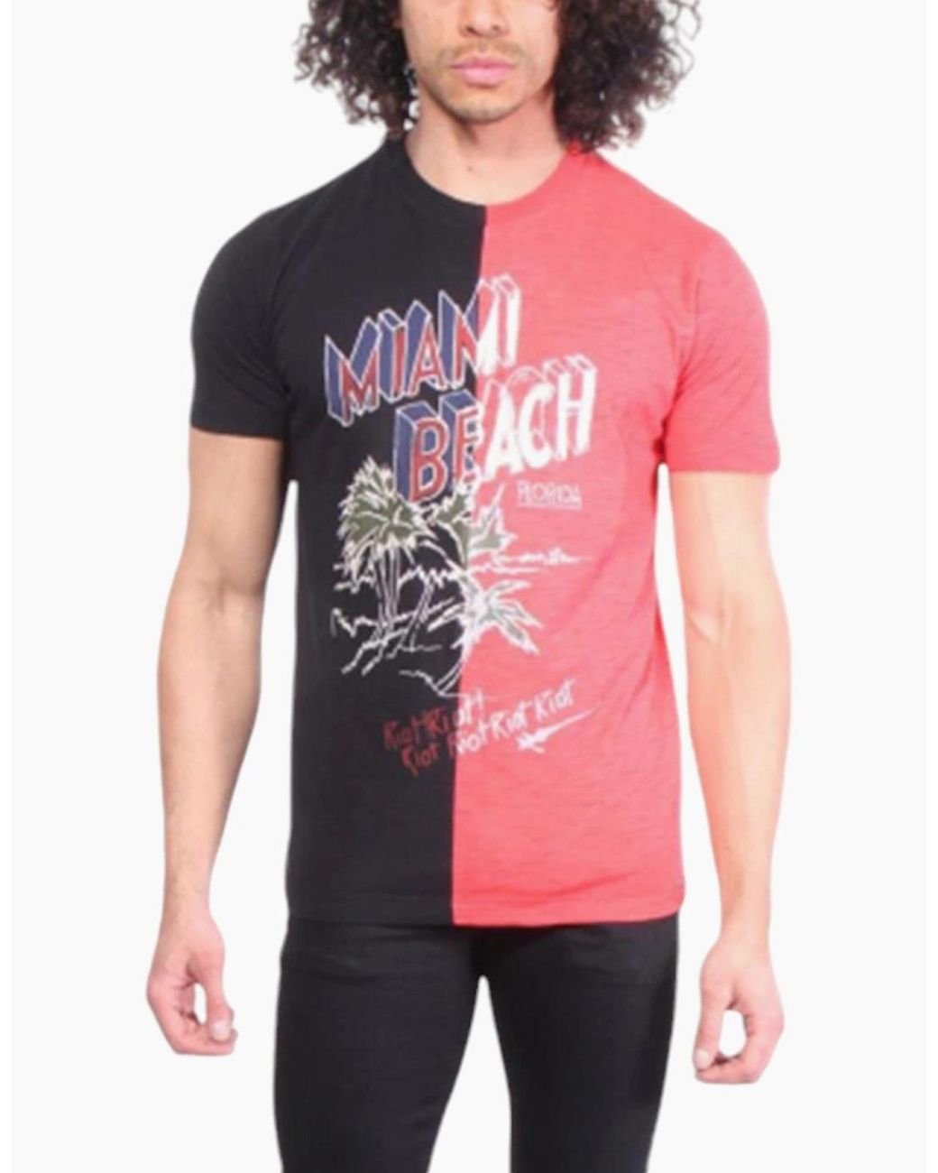 DIESEL Red T Joe Ng T Shirts Crew Neck Graphic Print Casual Cotton Summer Tee for men