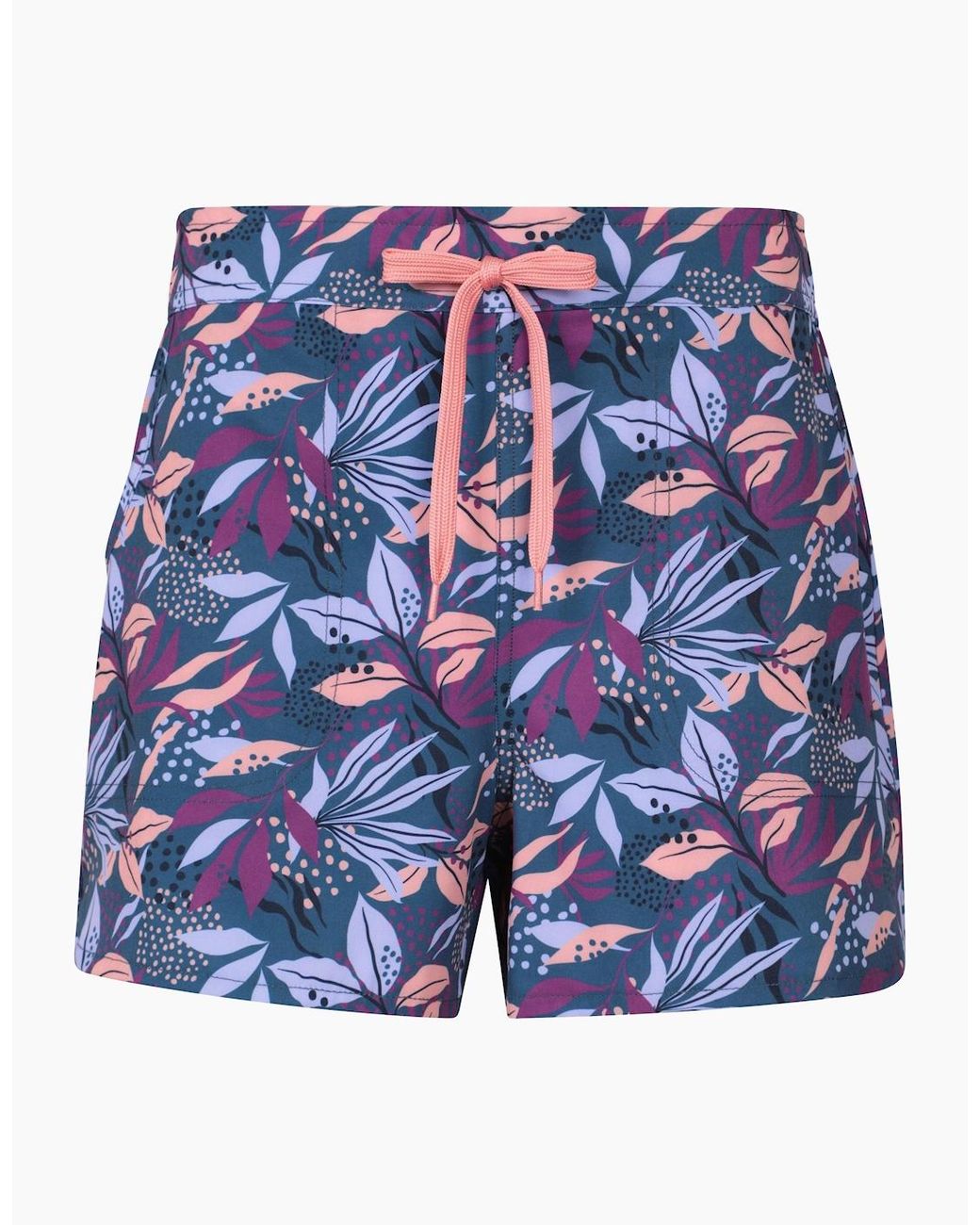 Mountain Warehouse Blue Ladies Stretch Patterned Boardshorts