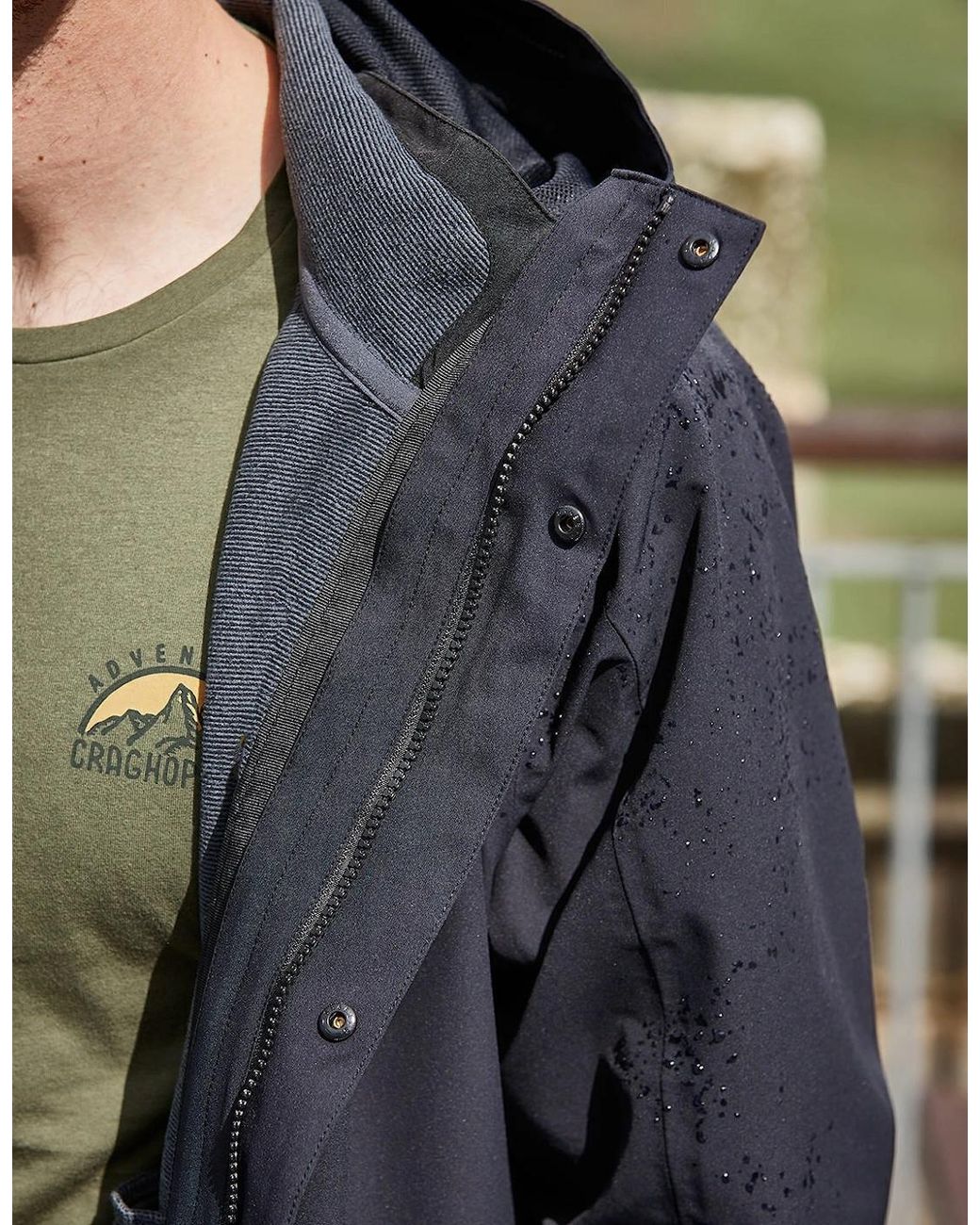 Craghoppers Black Expert Kiwi Pro Stretch 3 for men