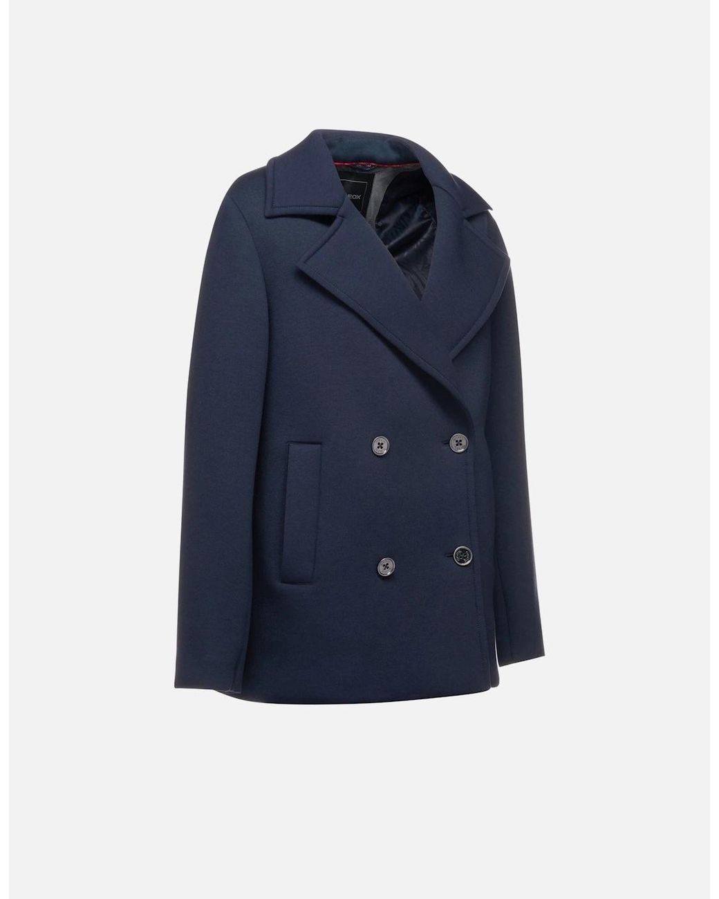 Geox Blue W Gardenia Pea Coat