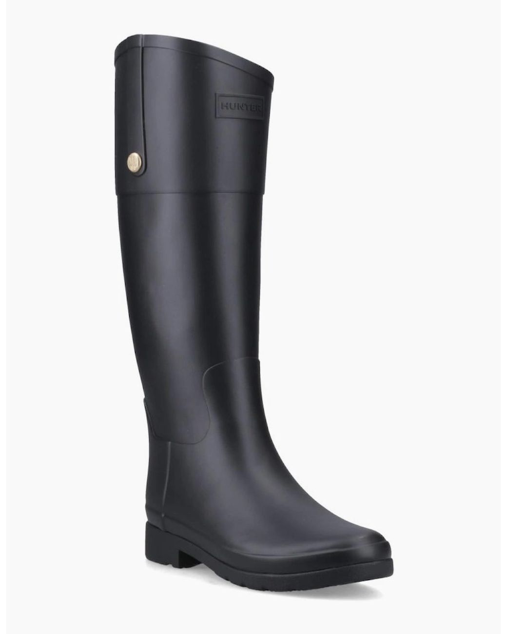 Hunter Black Refined Riding Boots