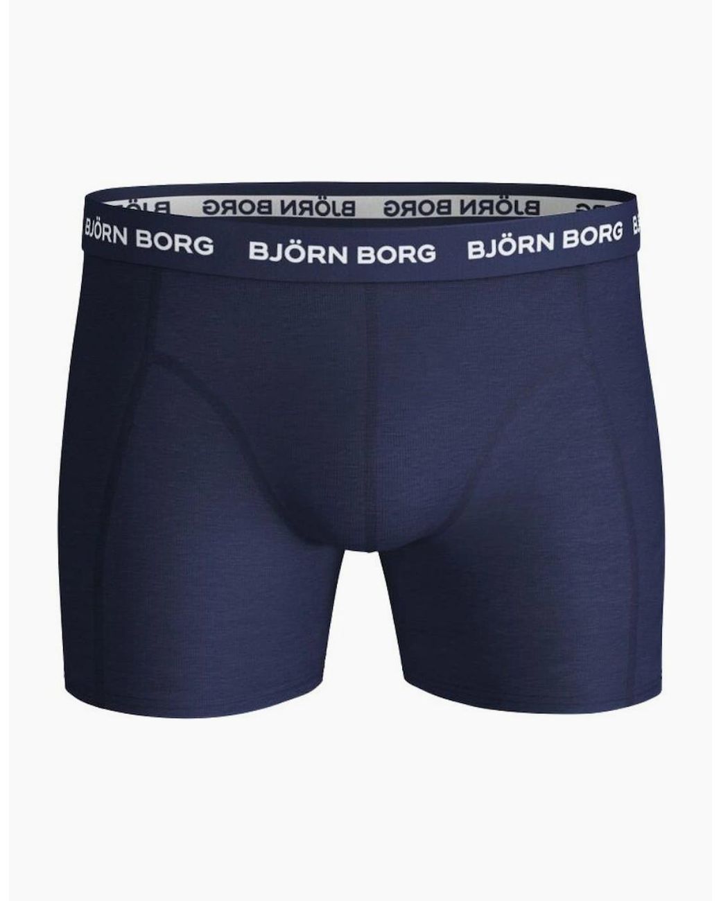 Björn Borg Blue 3-Pack Classic Logo Boxer Trunks, Mix for men