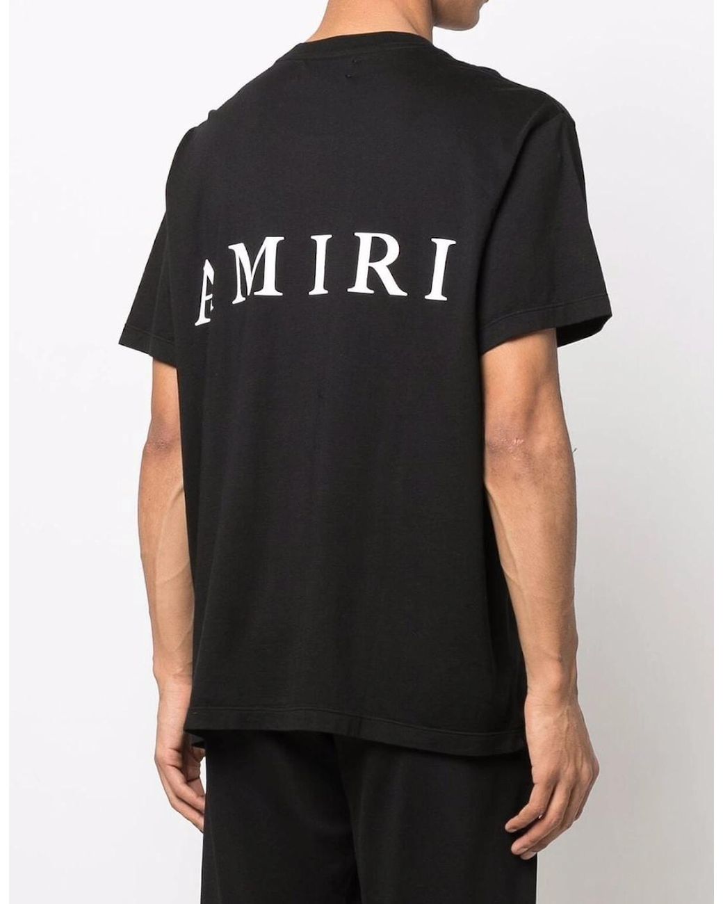 Amiri Black Ma Logo T-Shirt for men