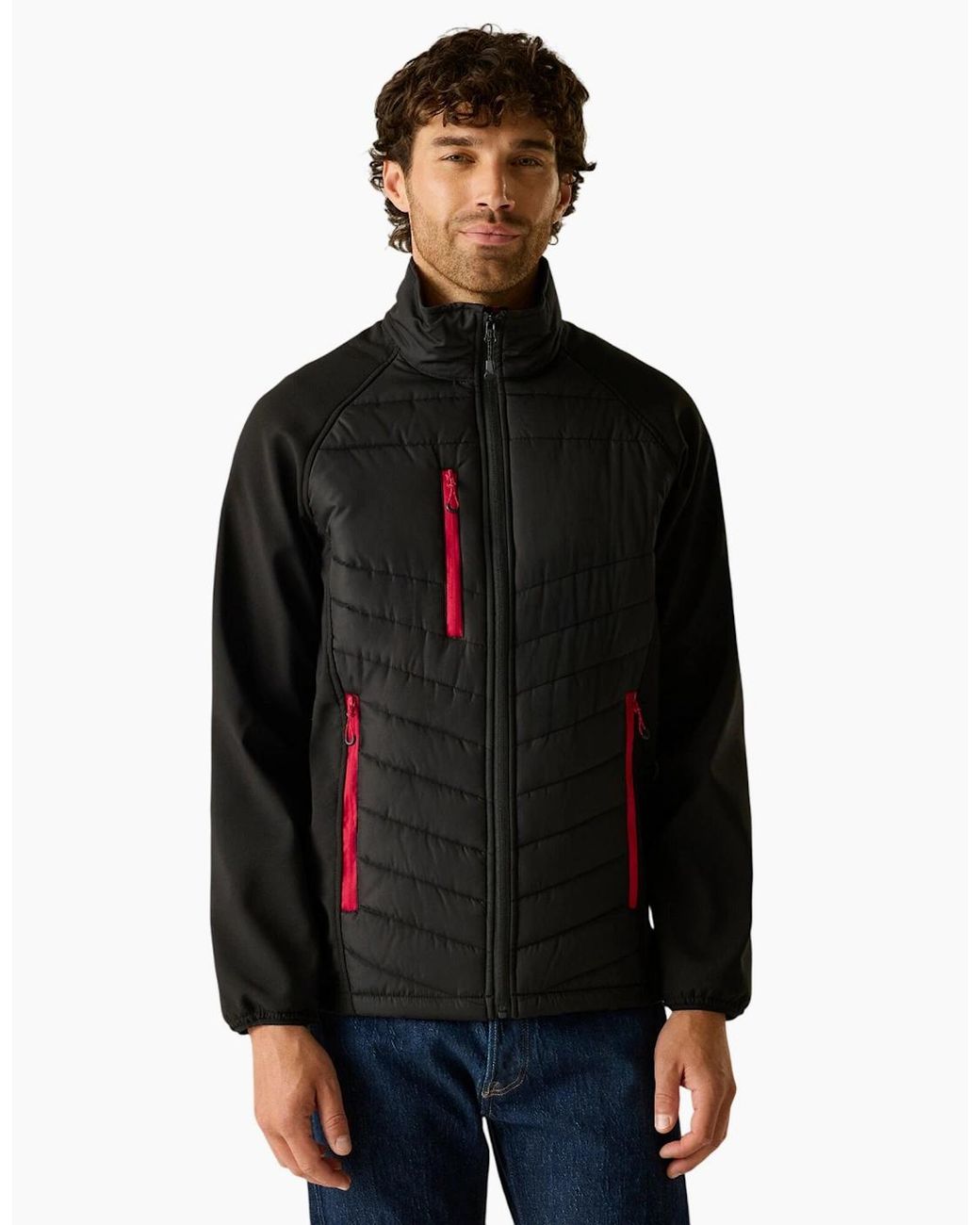 Regatta Black Full Zip Padded Jacket for men