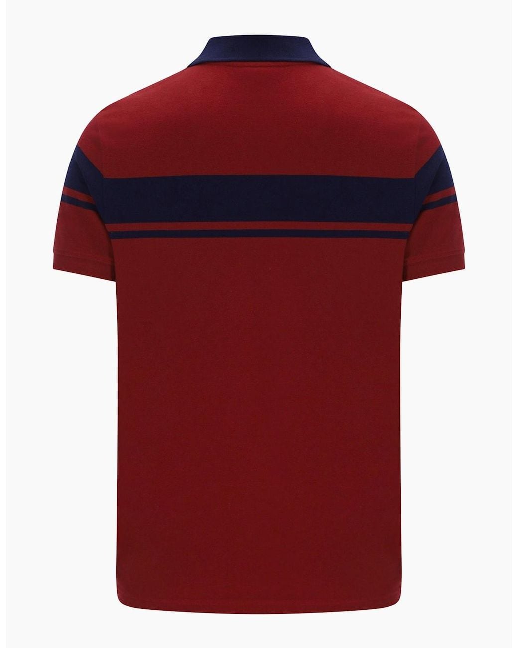 Sergio Tacchini Red Young Line Polo Merlot/Maritime for men