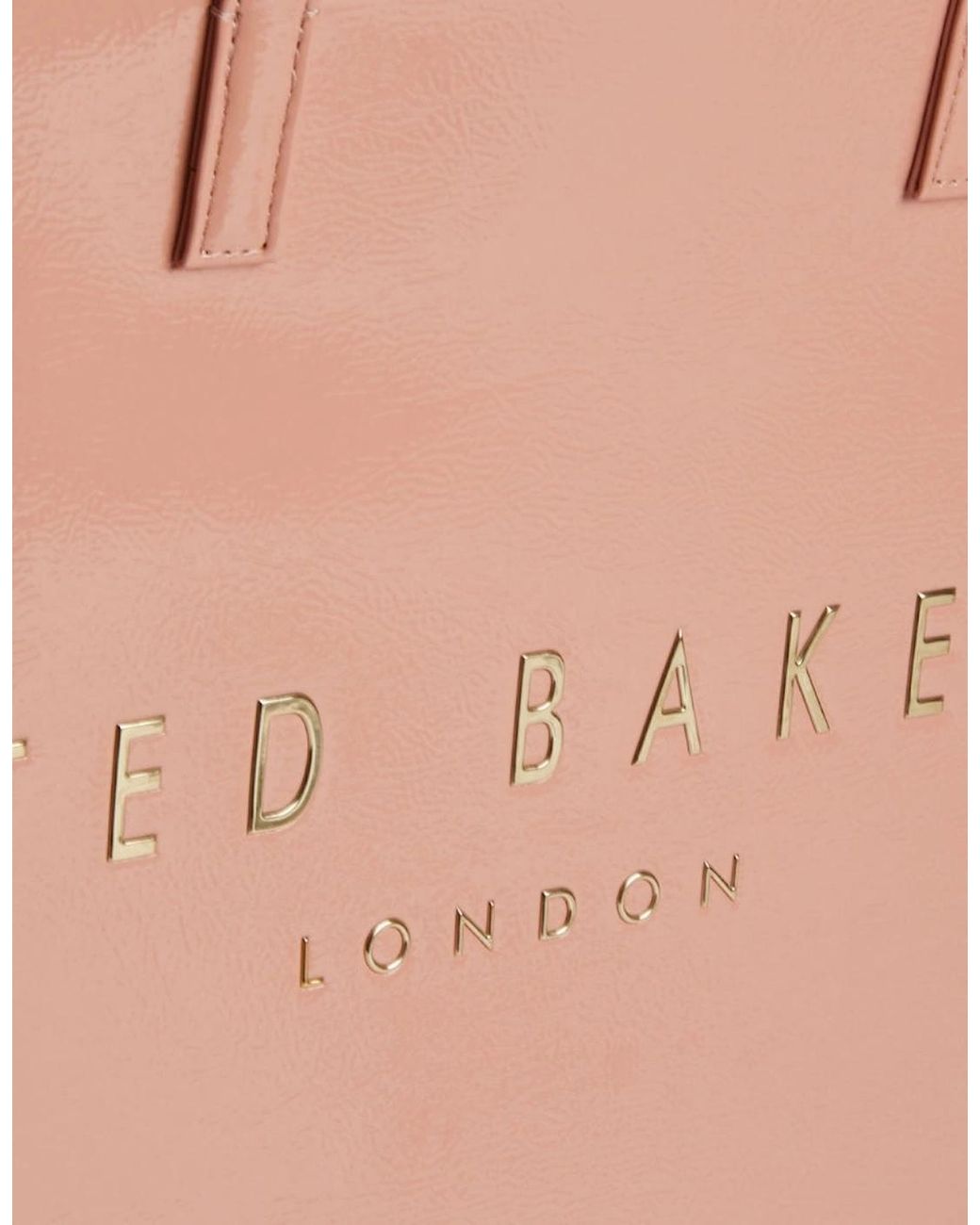 Ted Baker Pink Crinkon Crinkle Large Light Icon Bag
