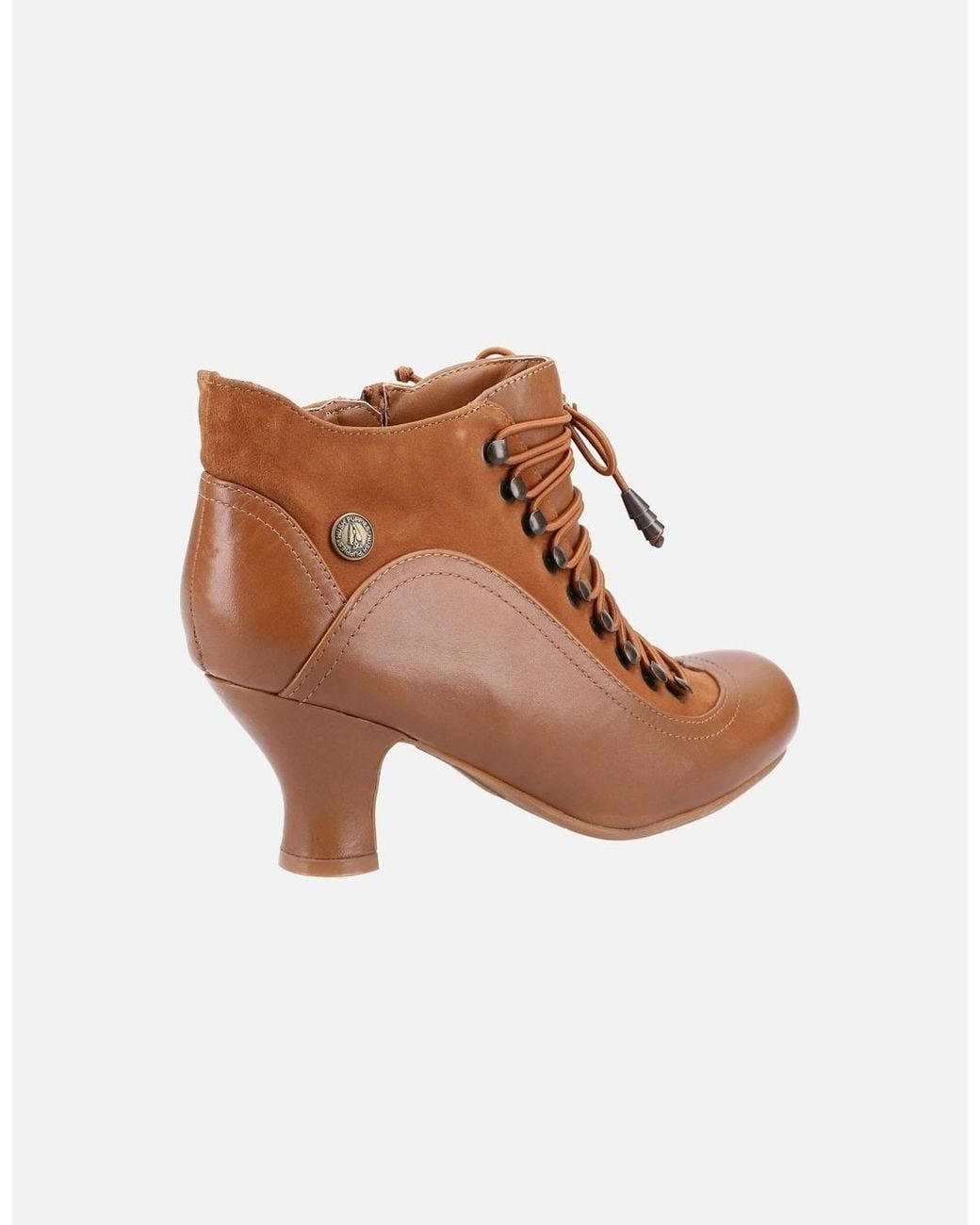 Hush Puppies Brown Vivianna Heeled Boot