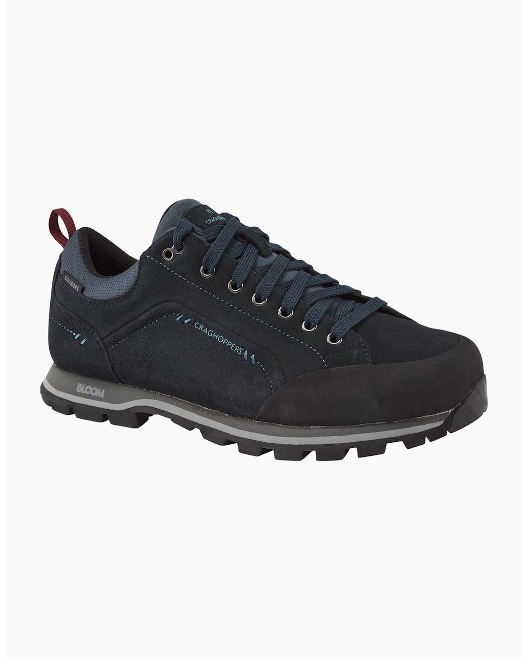 Craghoppers Black Onega 2 Leather Trainers for men