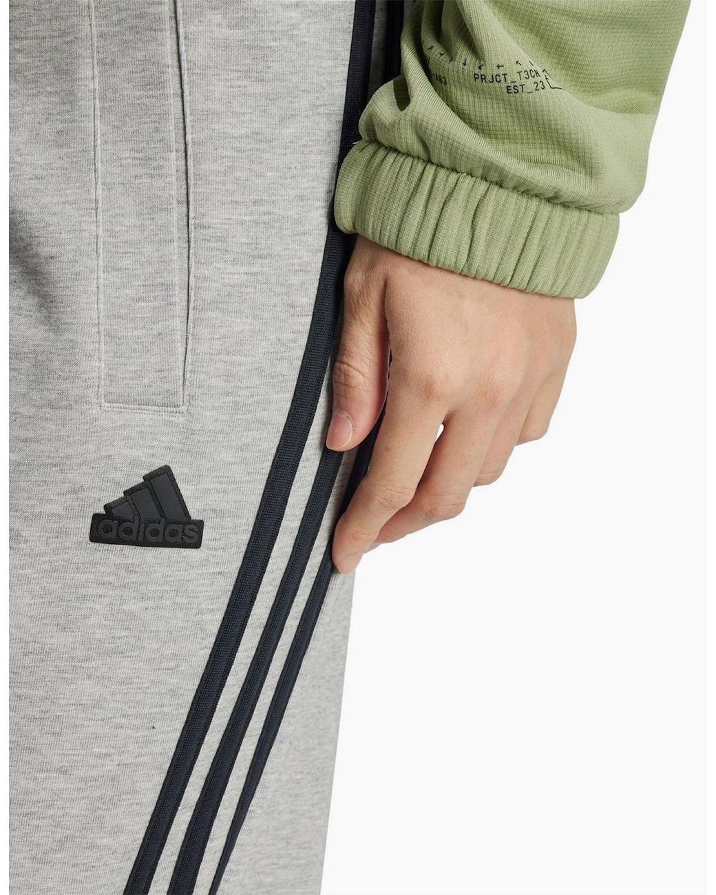 Adidas Gray Fi 3S Oh Pt Joggers