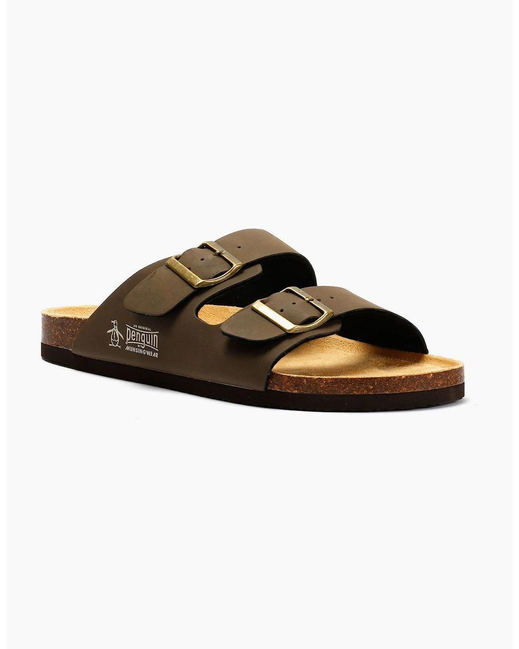 Original Penguin White Penguin Port 2 Sandals for men