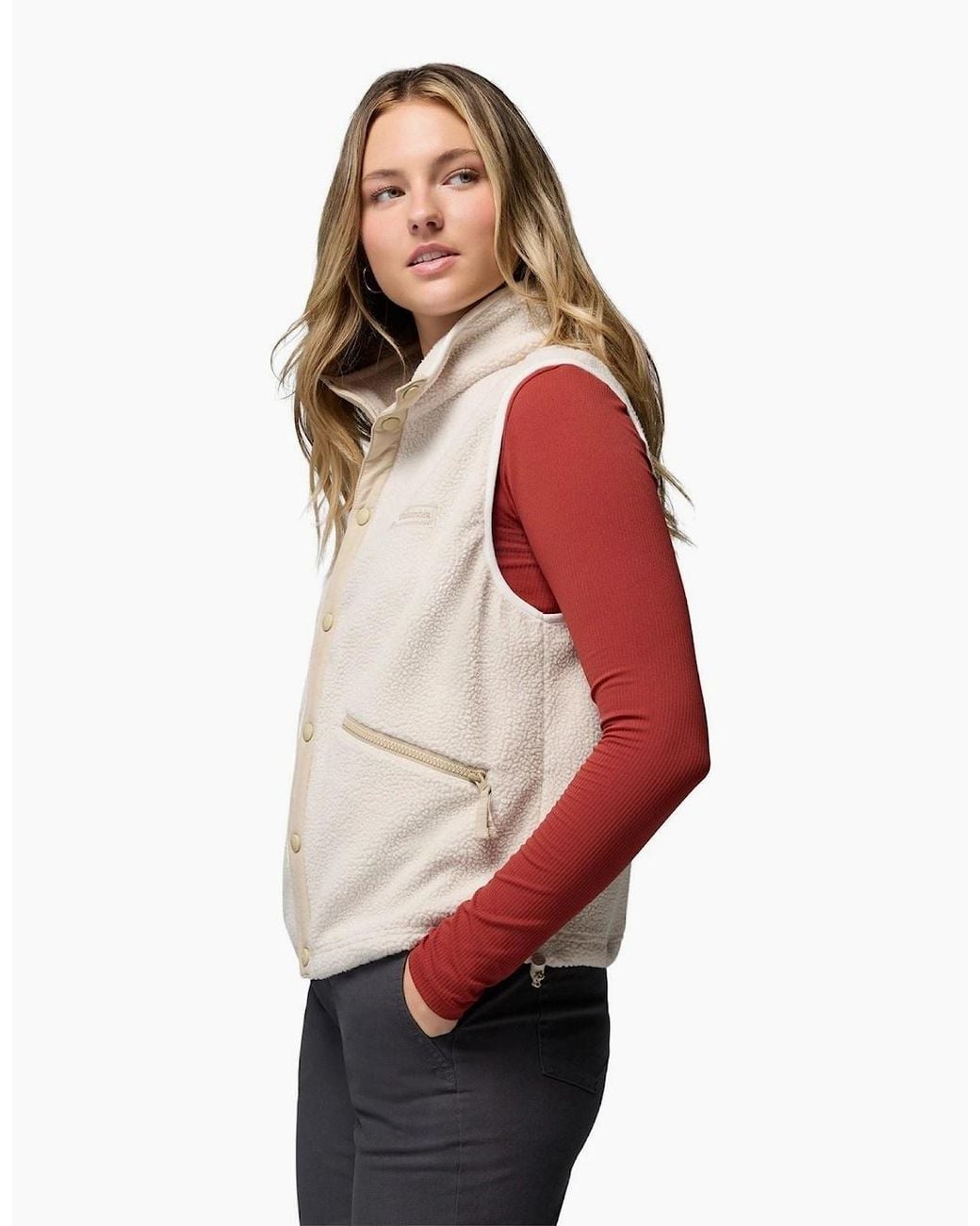 Columbia Red Helvetia Vest Gilets