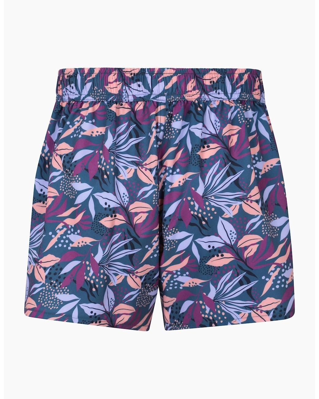 Mountain Warehouse Blue Ladies Stretch Patterned Boardshorts