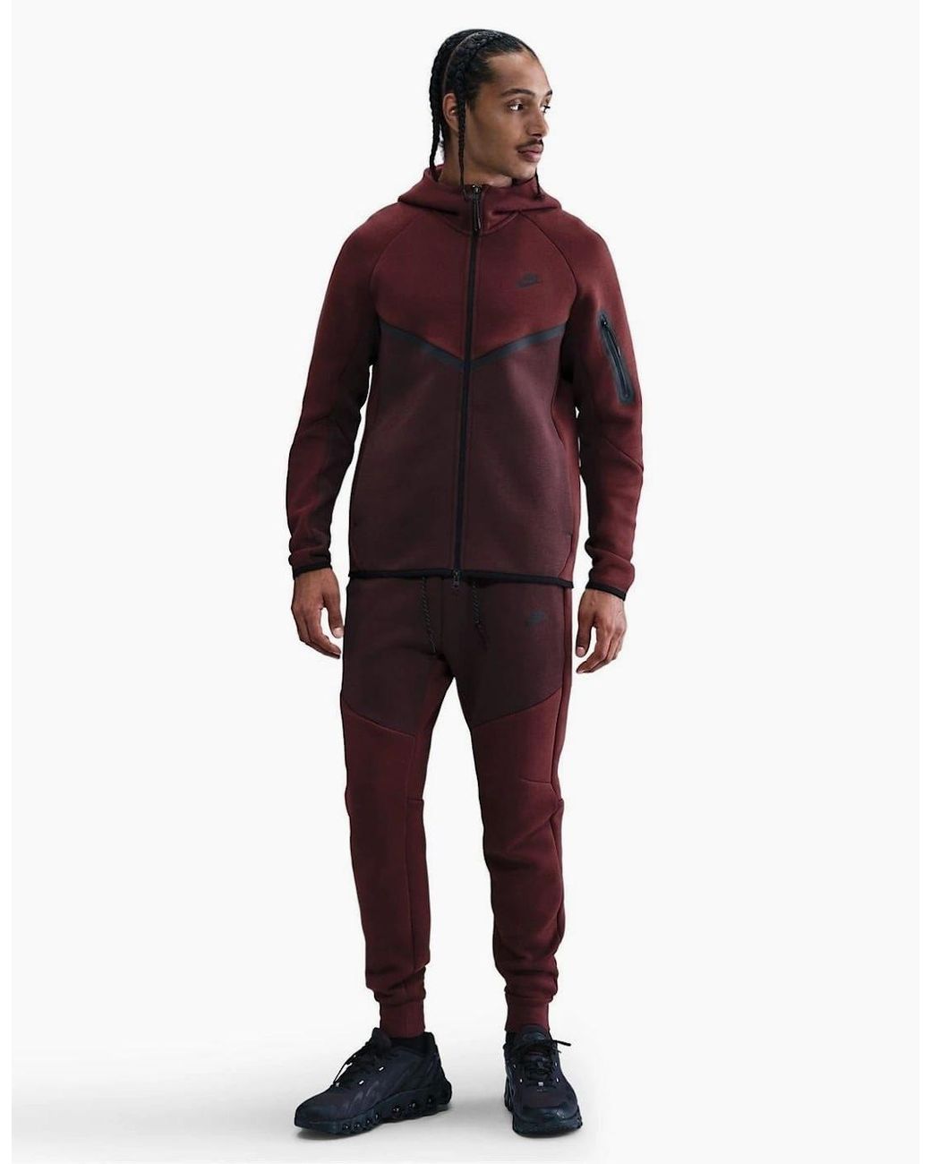 Nike Multicolor Tech Fleece Solid Patterned Joggers for men