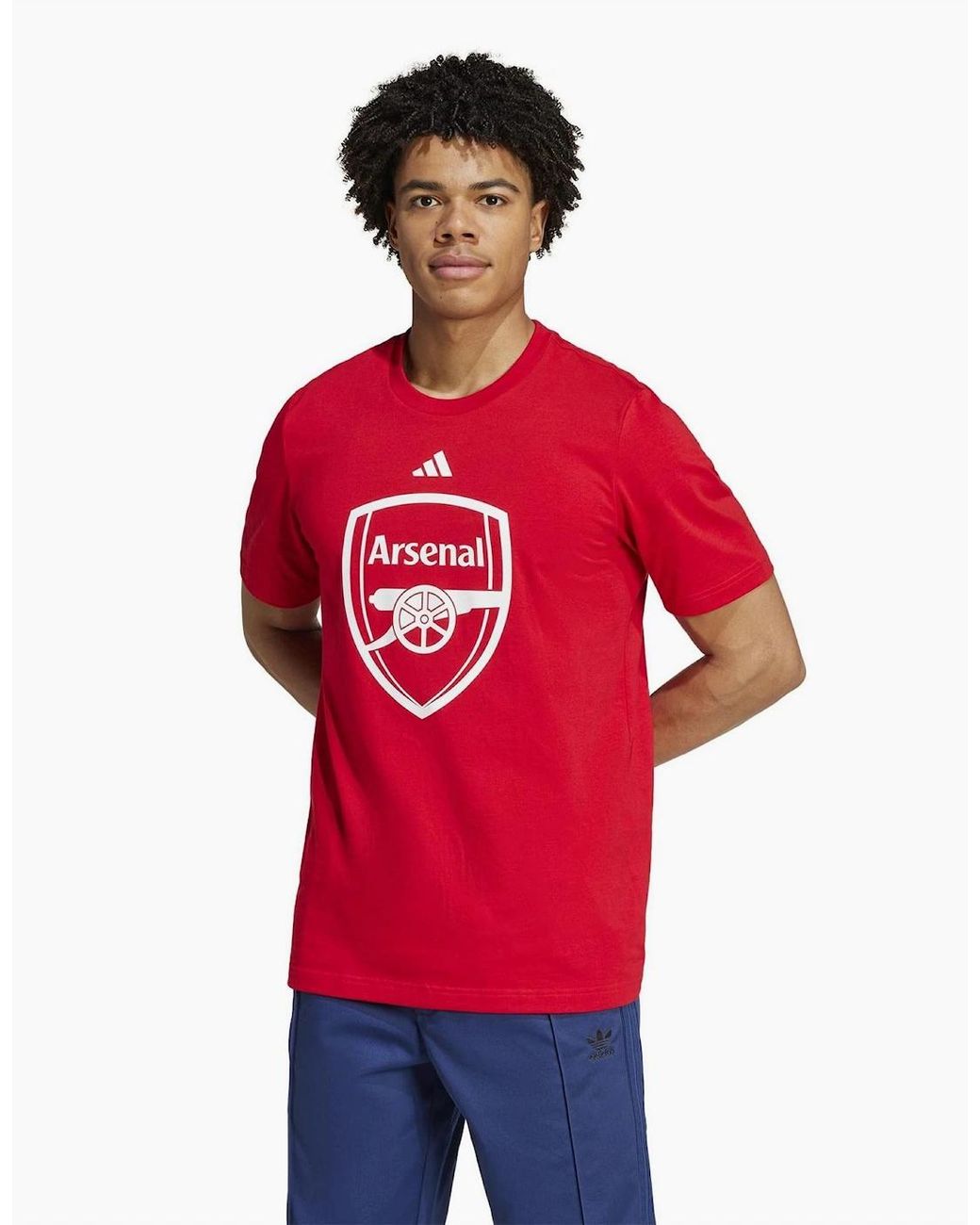 Adidas Red Afc Dna Gr Tee T Shirt for men