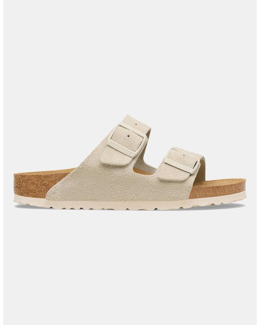 Birkenstock Arizona Natural Suede Leather Sandals