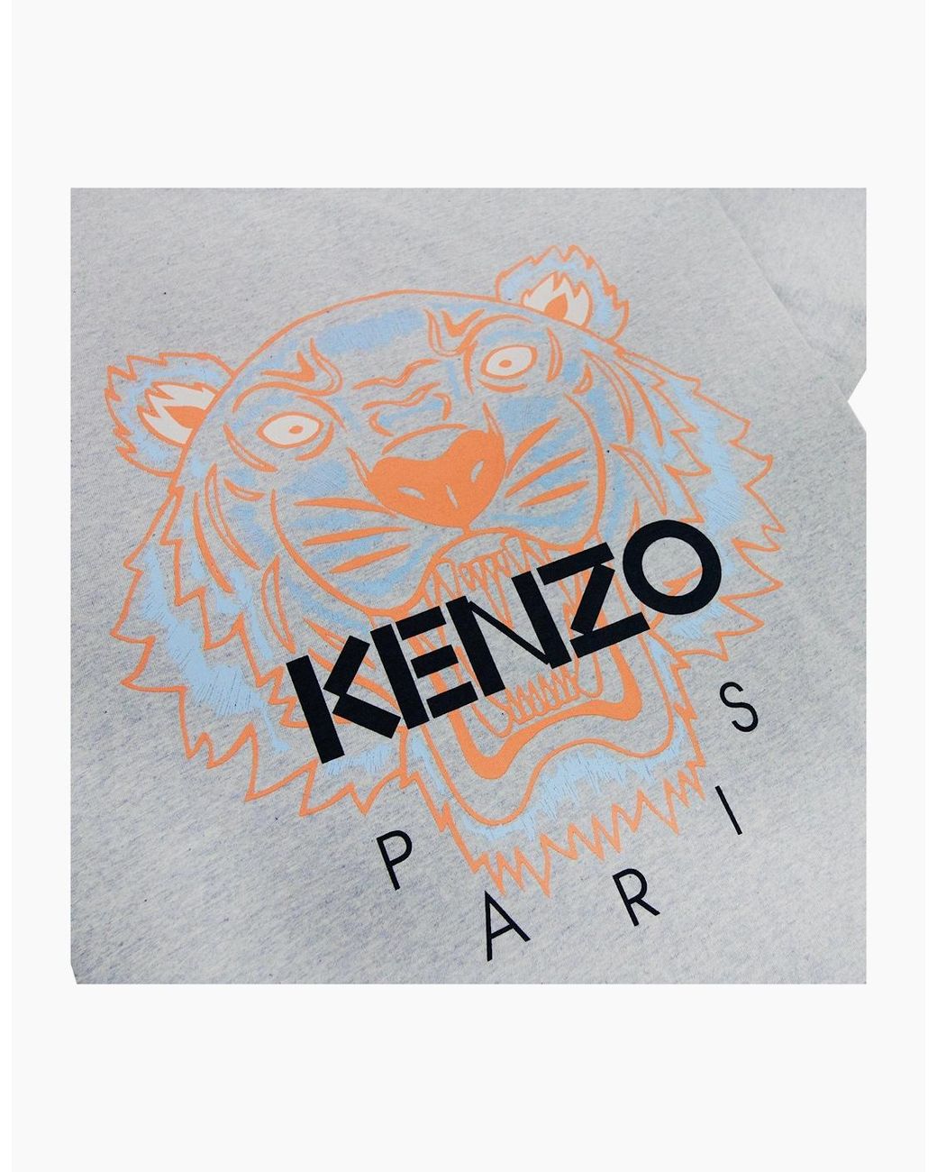 KENZO Blue Icon Tiger T-Shirt for men