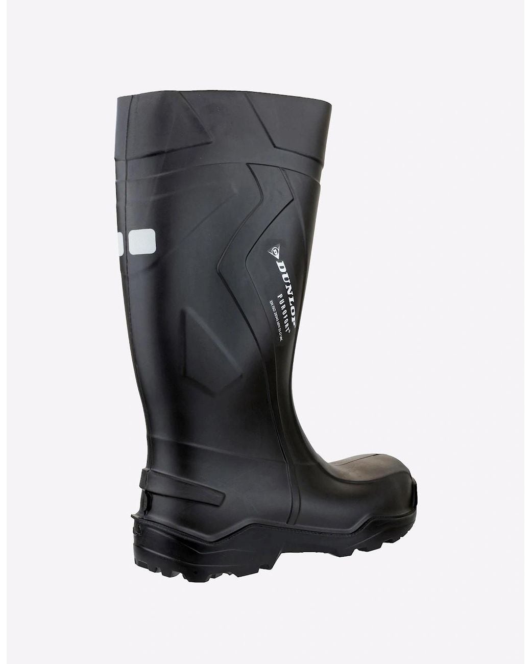 Dunlop Black Purofort+ Full Safety Wellingtons for men