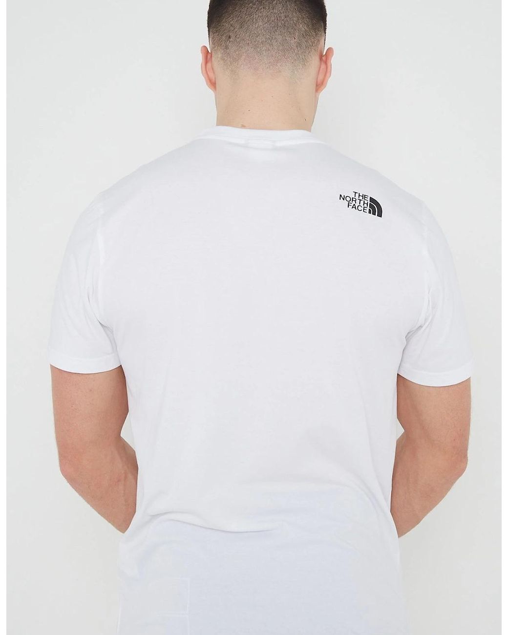 The North Face White Easy Tee Short Sleeve T-Shirt for men