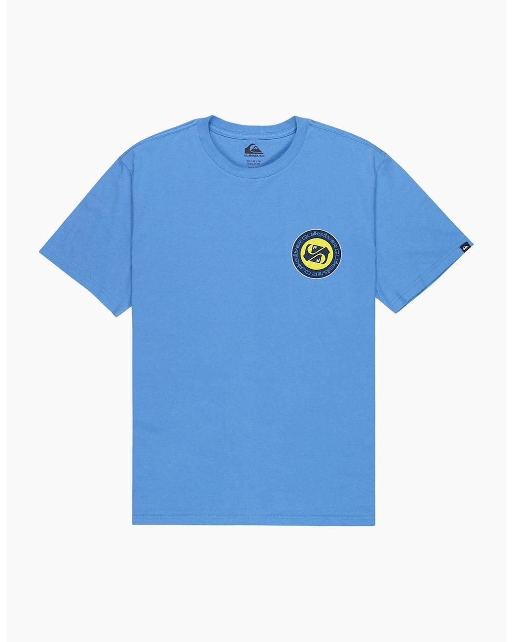 Quiksilver Blue Ev Duality Graphic Short Sleeve T-Shirt for men