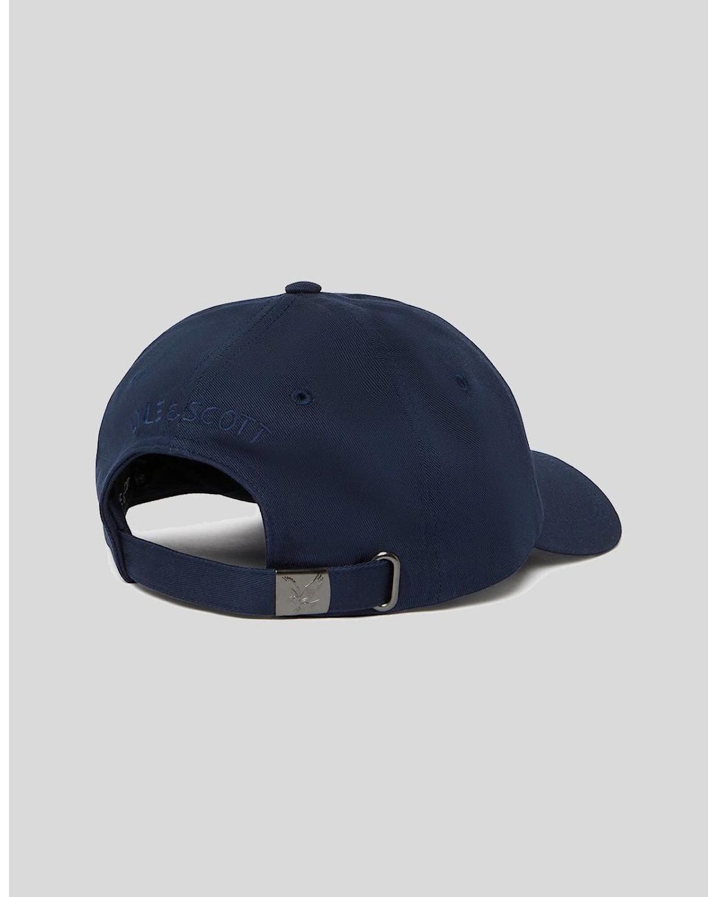 Lyle & Scott Blue Baseball Cap for men
