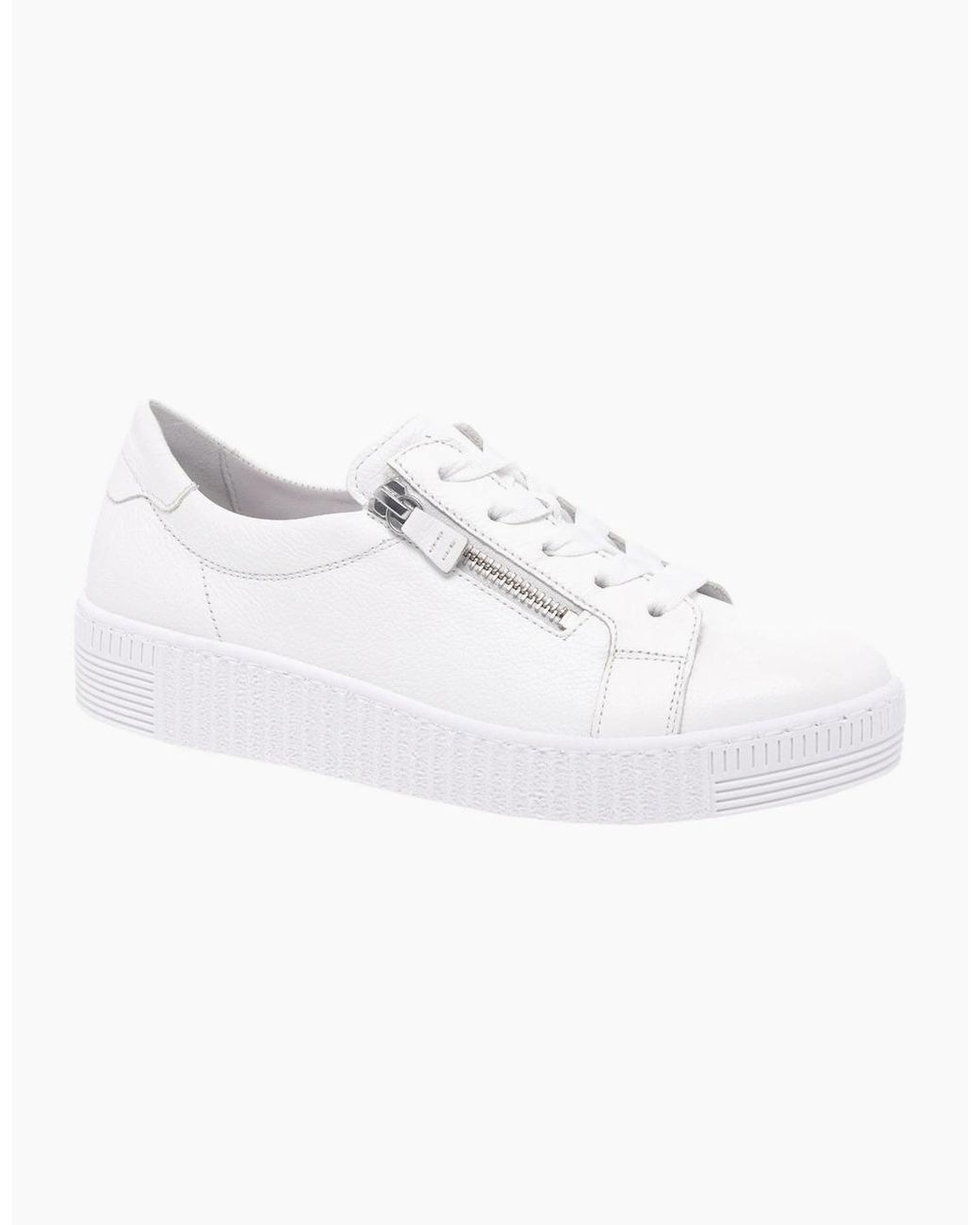 Gabor White Wisdom Casual Shoes