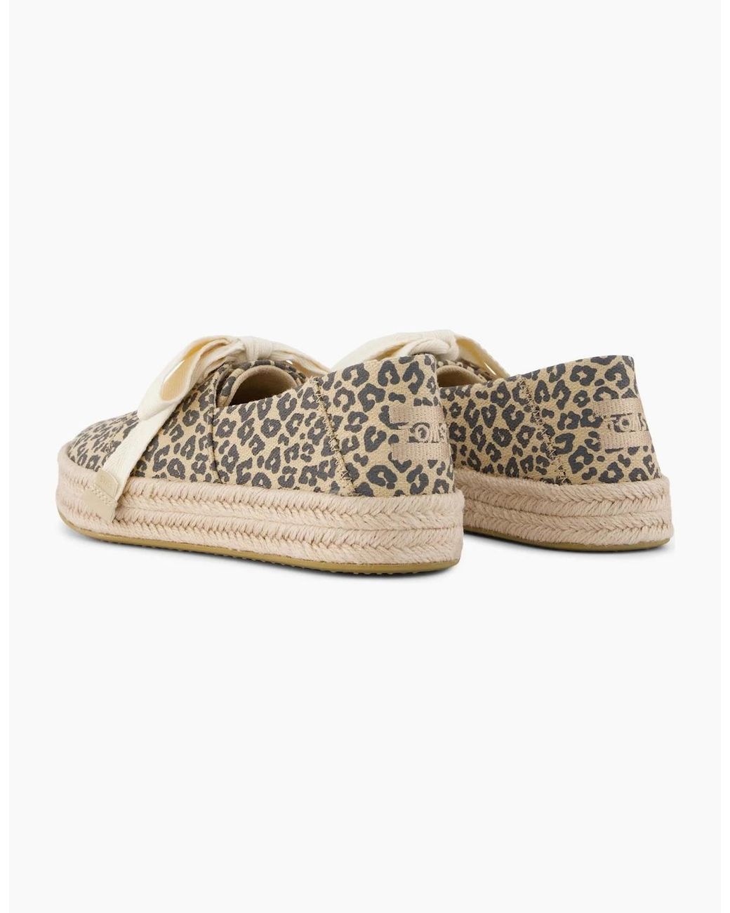 TOMS White Carolina Lace Up Espadrille Shoes