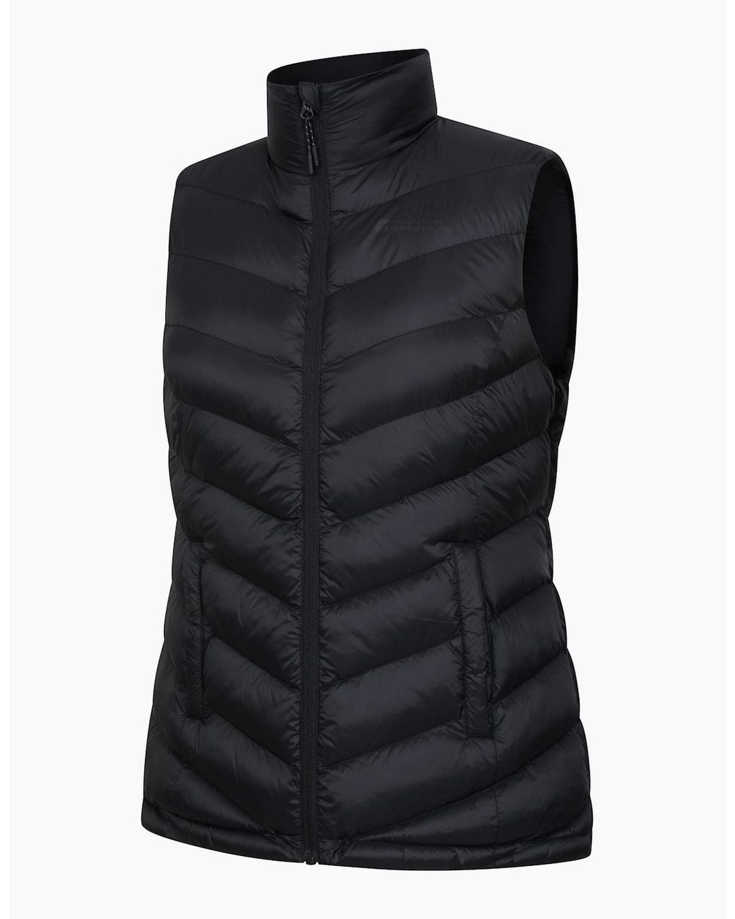 Mountain Warehouse Black Ladies Seasons Faux Fur Lined Gilet