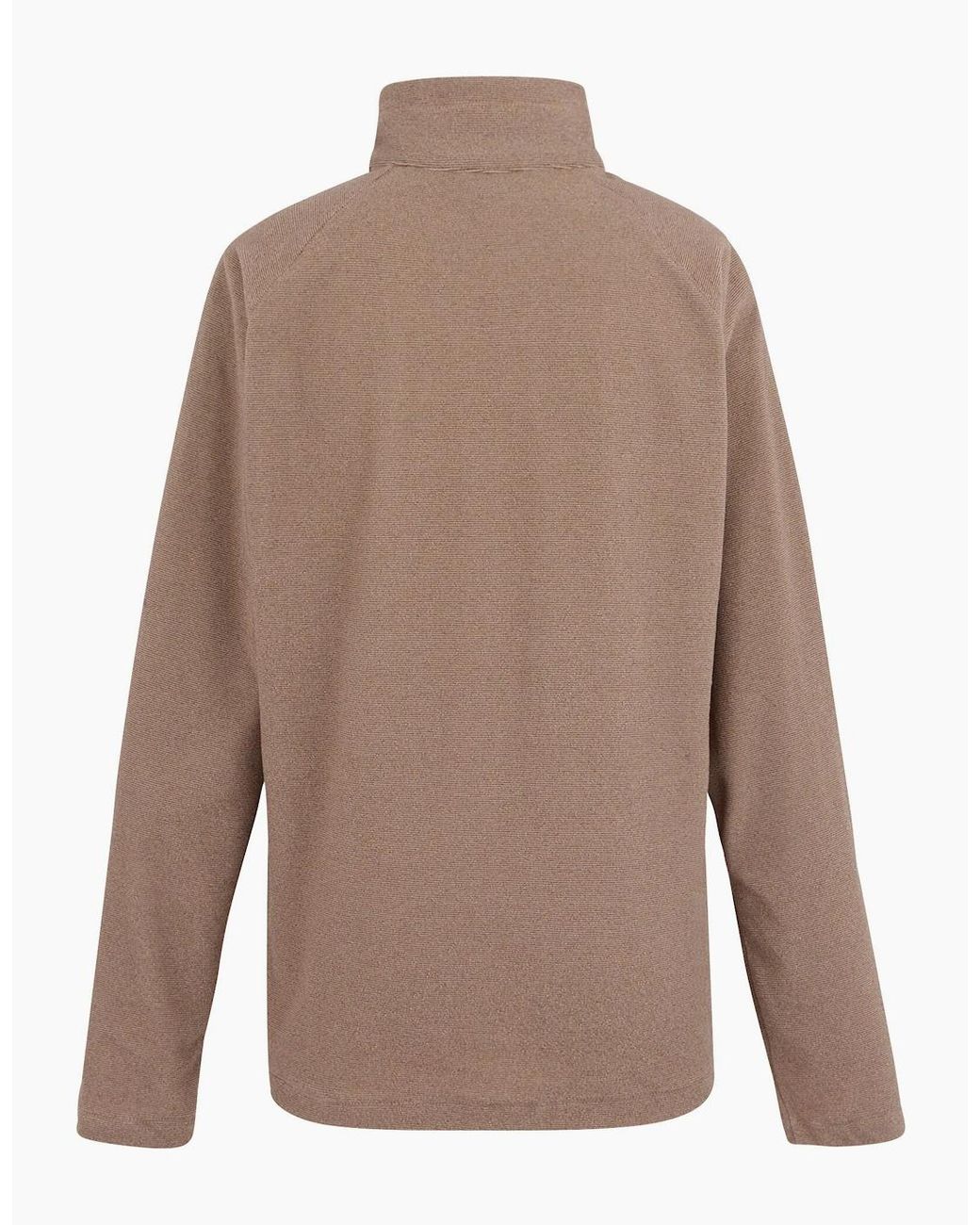 Regatta Brown Great Outdoors /Ladies Montes Half Zip Fleece Top