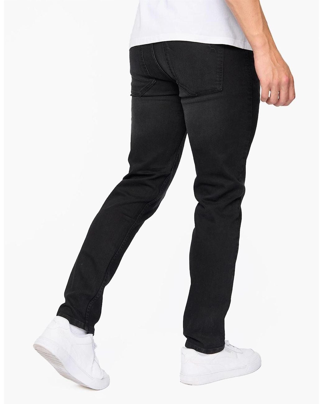 Bewley & Ritch Black Bewley & Ritch Abingdon Slim Fit Jeans for men