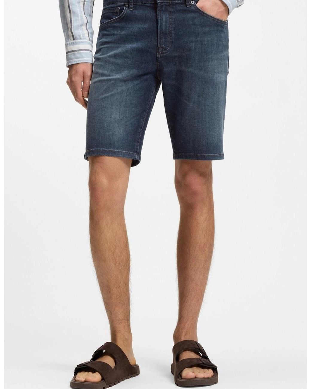 Boss Blue Boss Re.Maine Soft Motion Shorts Dark