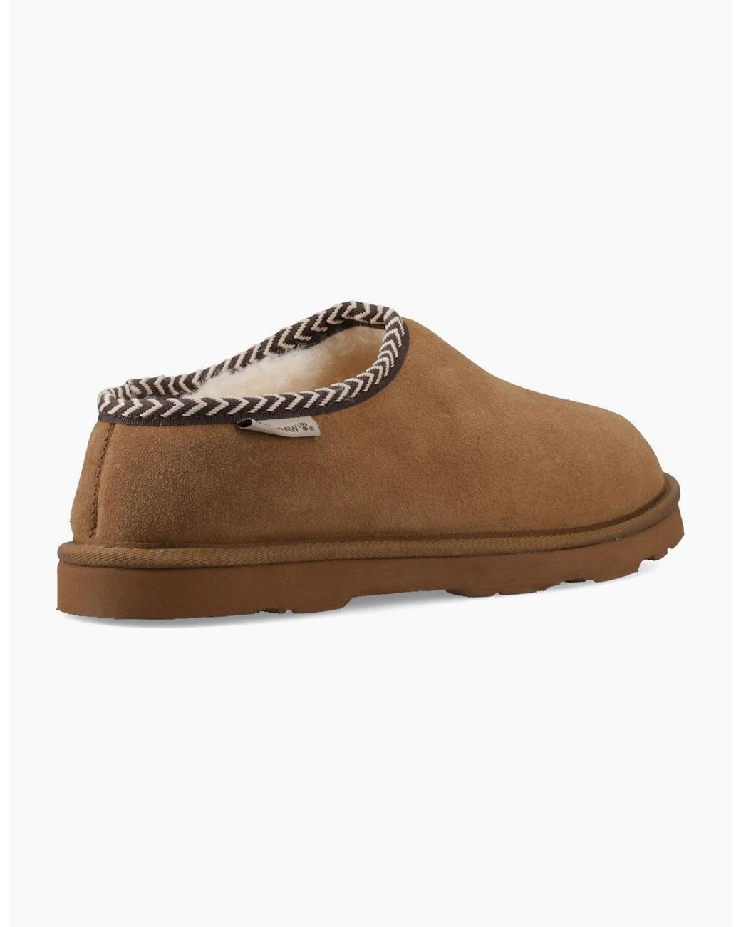 BEARPAW Brown Beau Suede Hickory Slippers for men