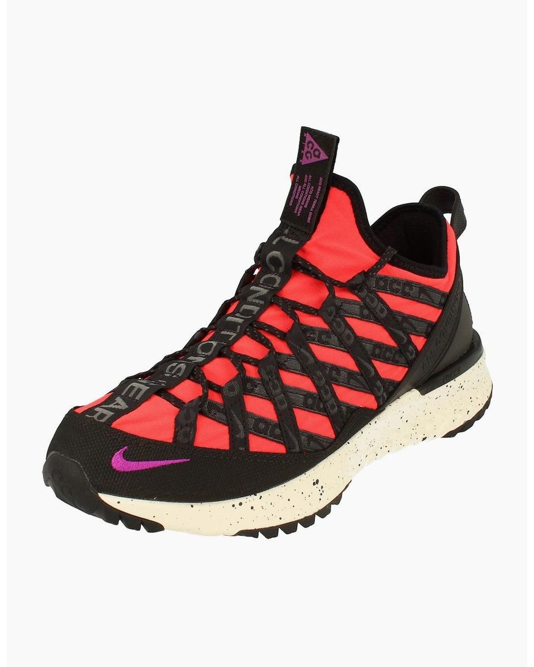 Nike React Vision Red Nike Acg React Terra Gobe Trainers Bv6344 600 for men