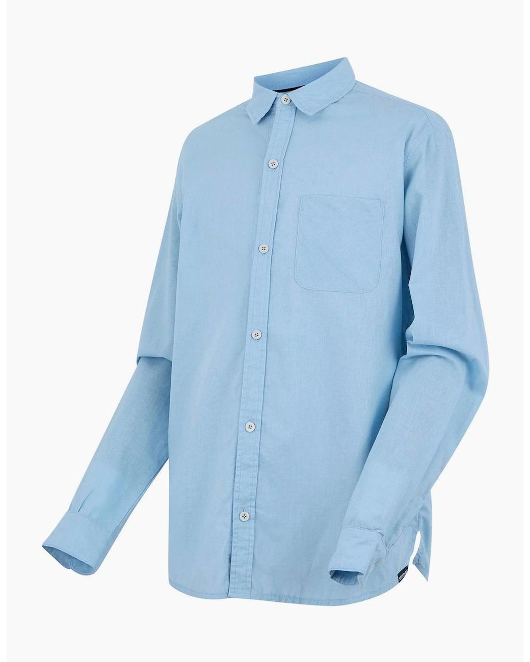 Regatta White Loran Long-Sleeved Shirt for men