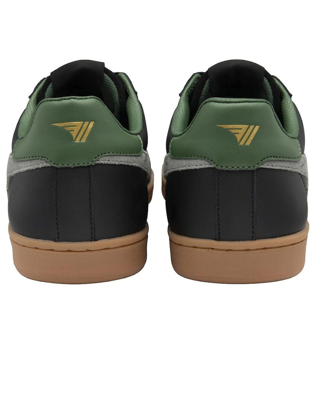 Gola Black Equipe Ii Leather Trainers for men