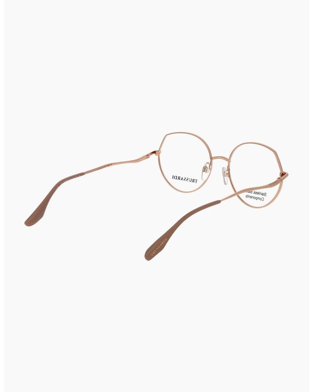 Trussardi Metallic Optical Frame Tsw1039 01A 54