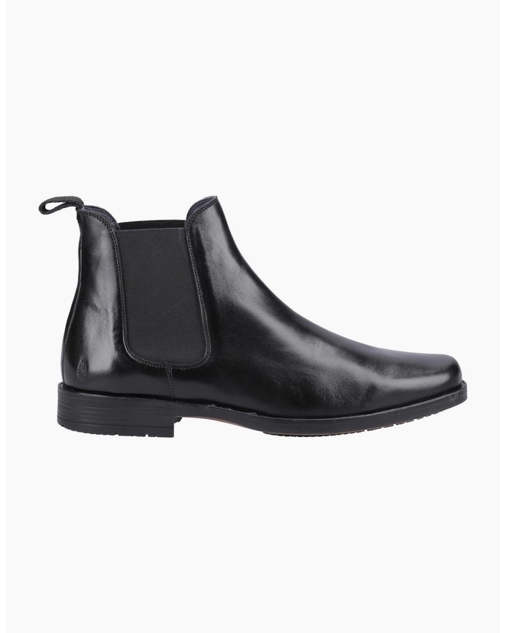 Hush Puppies Black Brennan Chelsea Boots for men