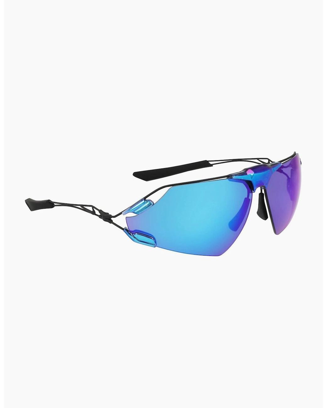 Nike Blue Edge Wrap Sunglasses for men