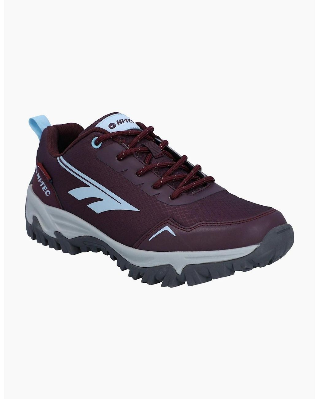 Hi-tec Blue Jaguar Waterproof Trail Shoes Cherry/Moonstone