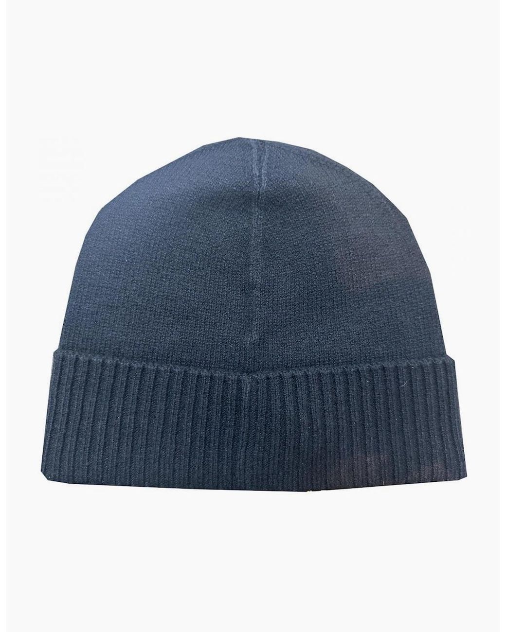 Boss Blue Knitted Akaio Hat for men