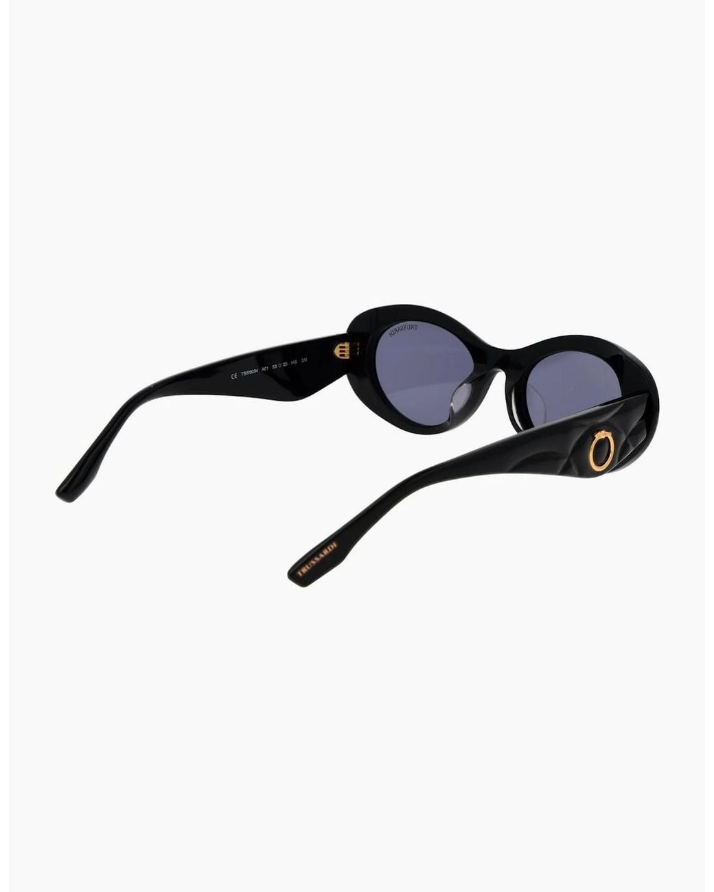 Trussardi Black Sunglasses Tsw9094 A01 53