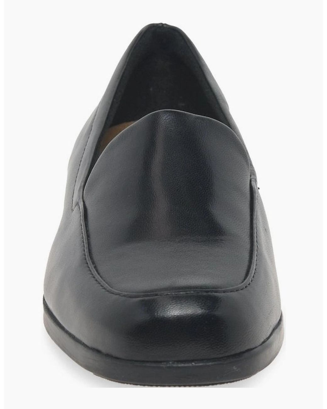 Clarks Black Georgia Wide Fit Loafers