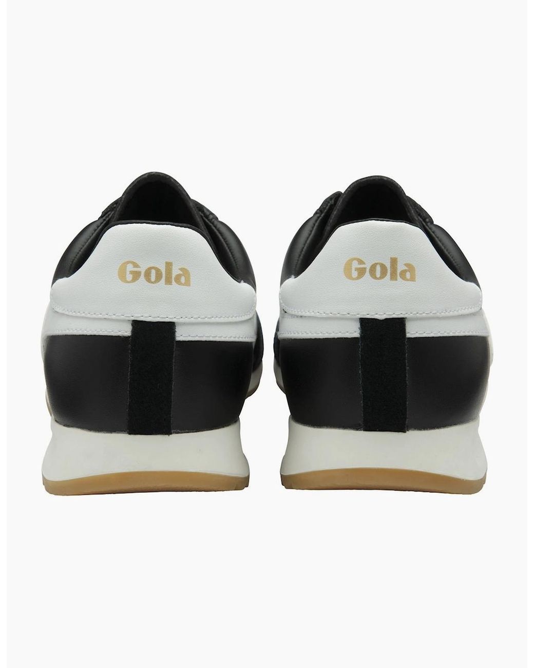Gola Black Torpedo Leather Trainers for men