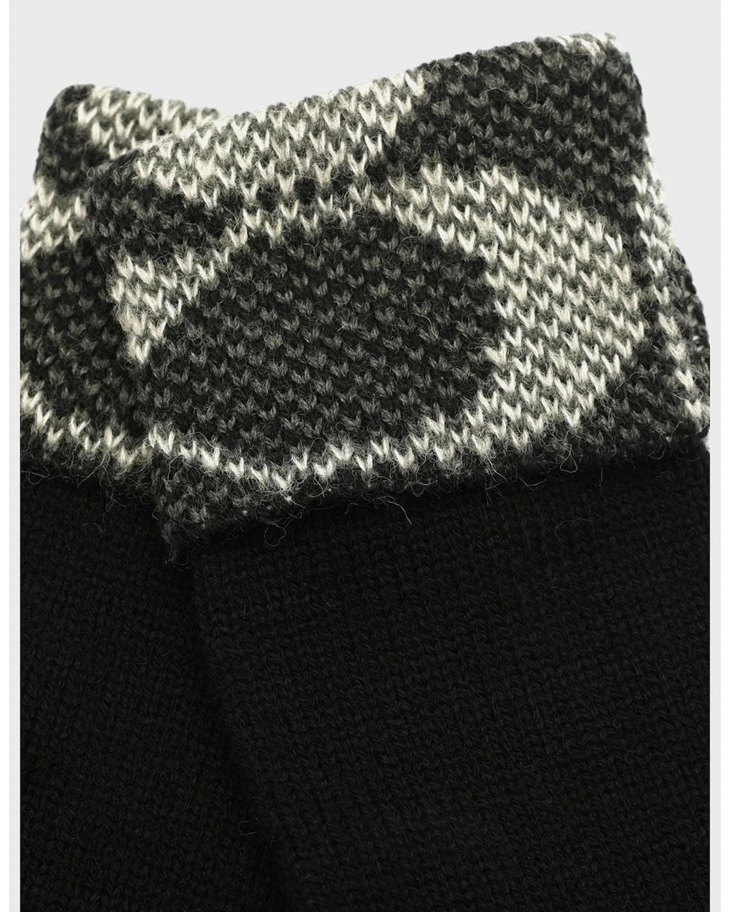 COACH Black Jumbo Signature C Knit Gloves