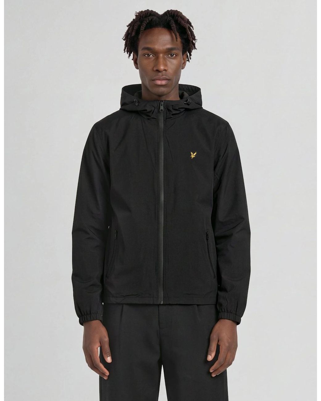 Lyle & Scott Black Active Technical Windbreaker Jacket for men