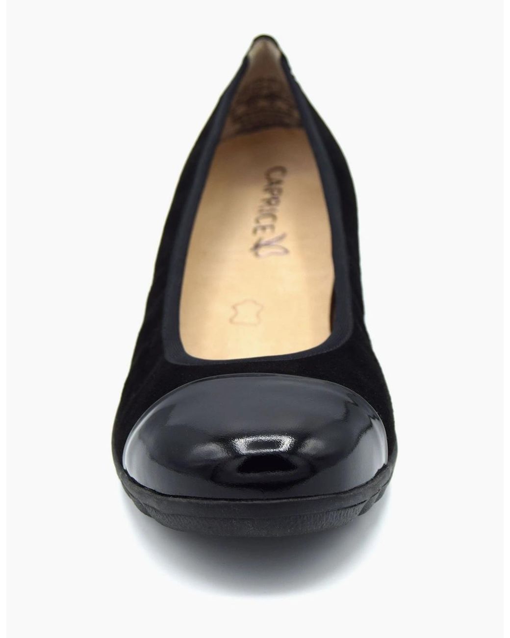 Caprice Black Flora 9-22103-41 Ladies Shoe