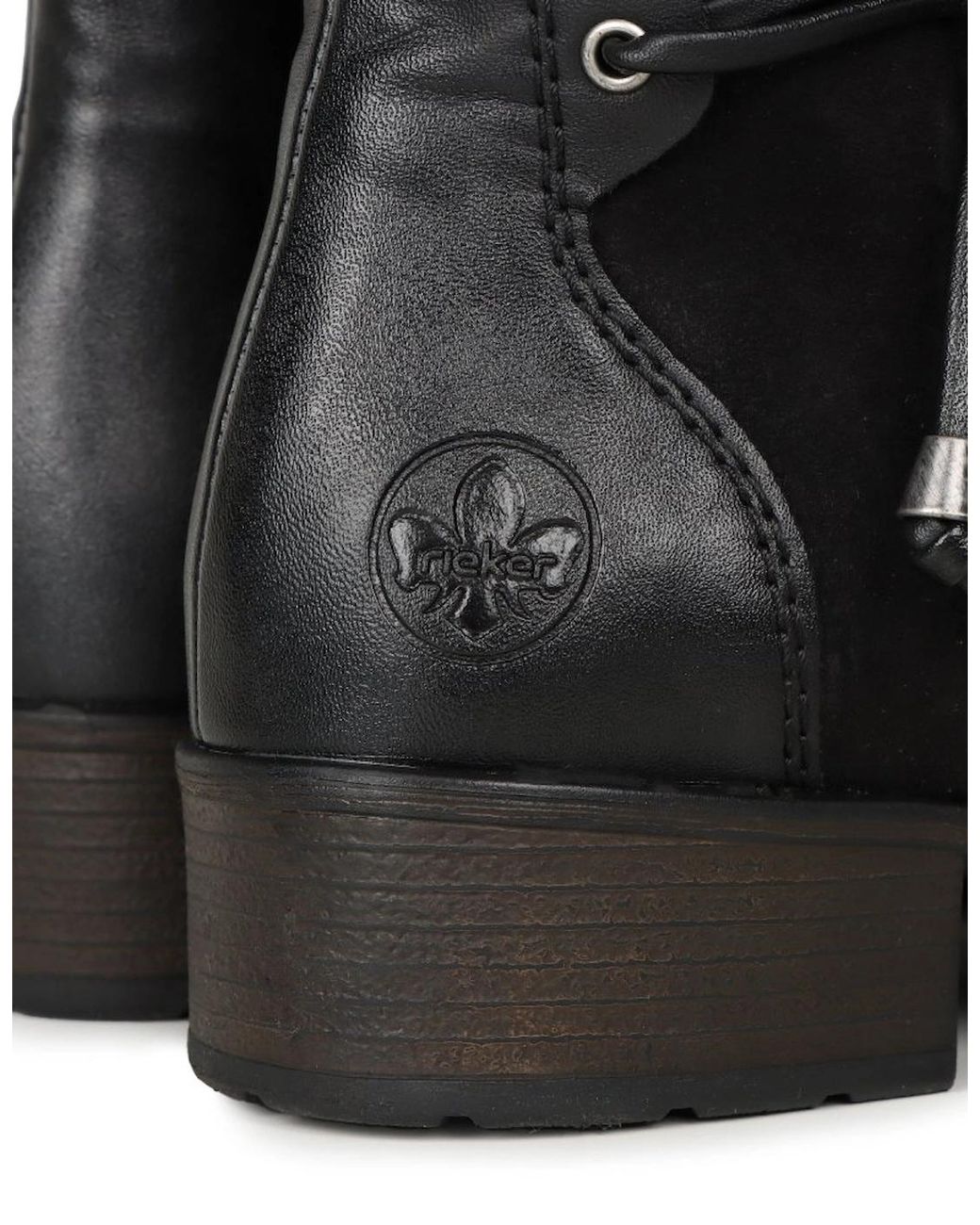 Rieker Black Virginia Knee High Boots