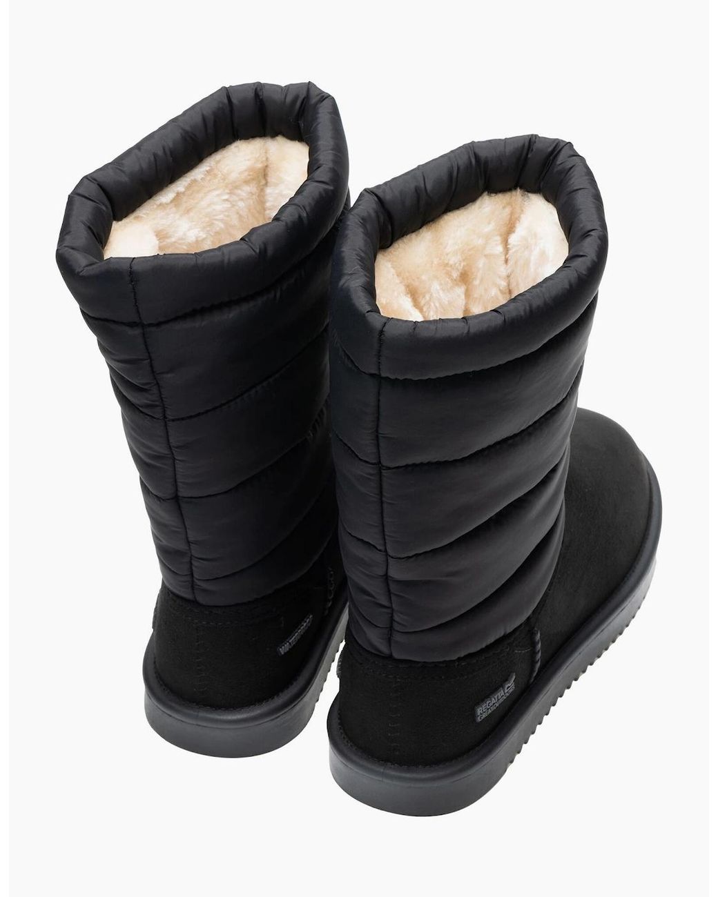 Regatta Black Ladies Risley Waterproof Baffled Stitching Boots