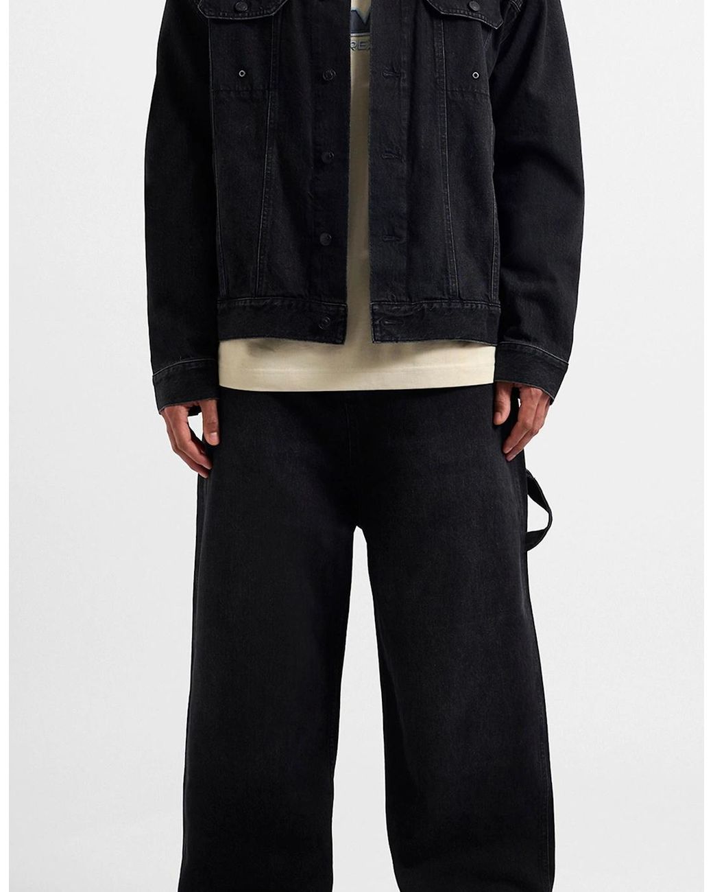 AVX Black Edwards Denim Jacket for men