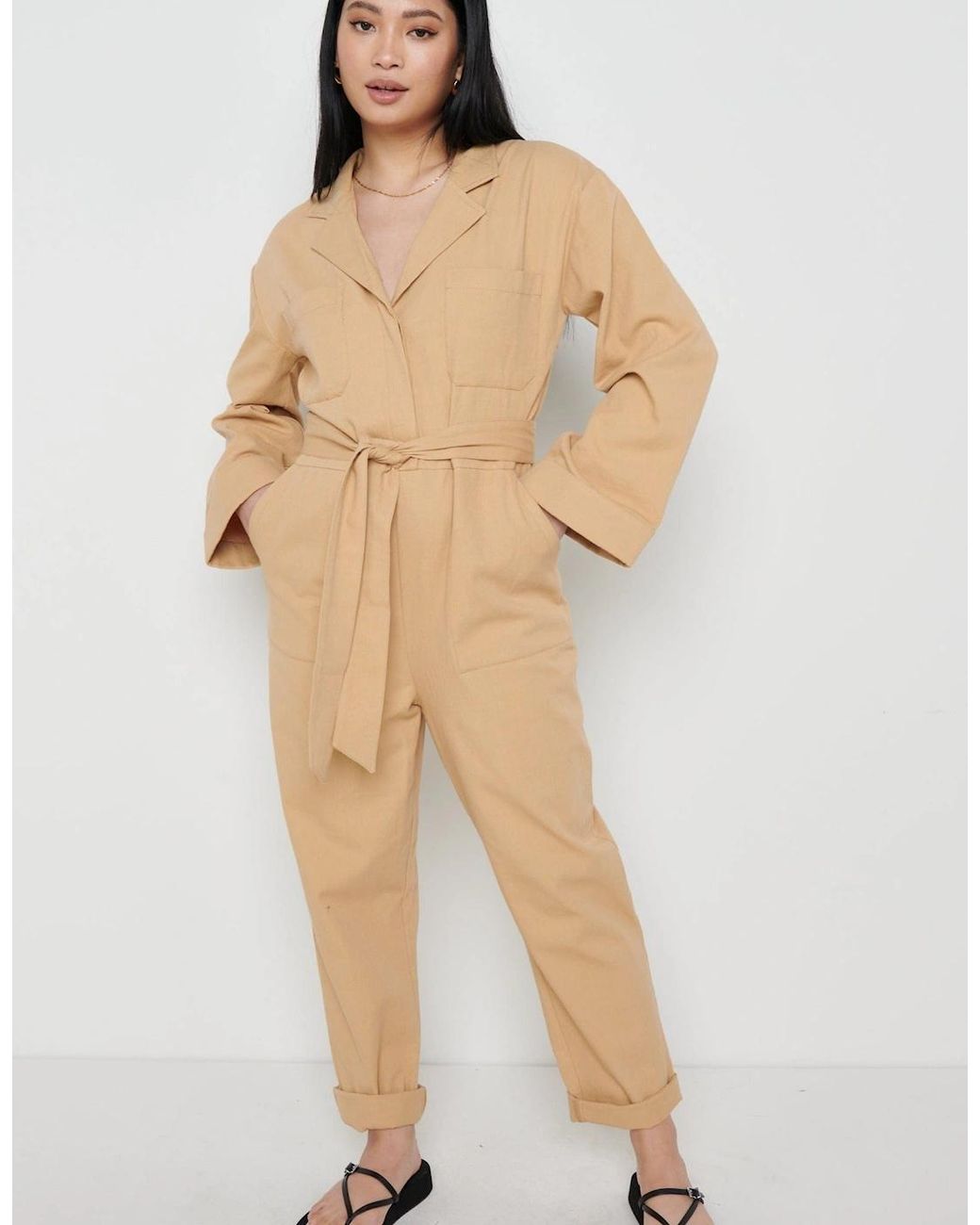 Pretty Lavish Natural Hudson Jumpsuit